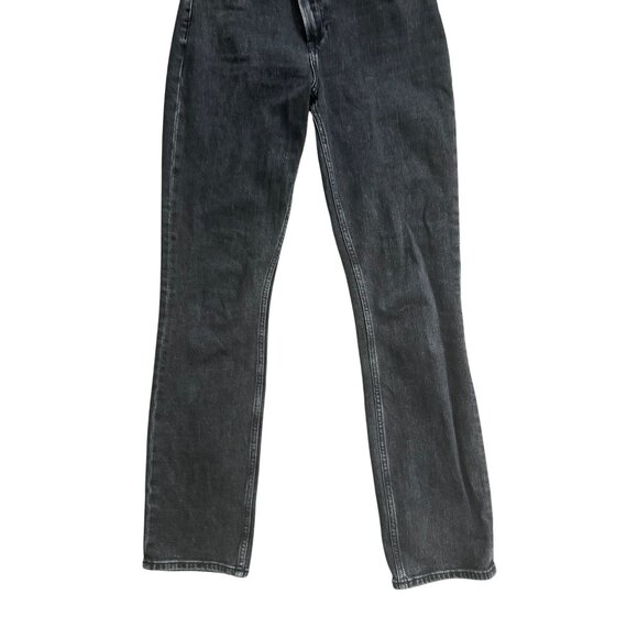 ABERCROMBIE & FITCH  The 90s Slim Straight Ultra High Rise Gray Jeans Sz 27 US 4 - Picture 6 of 8
